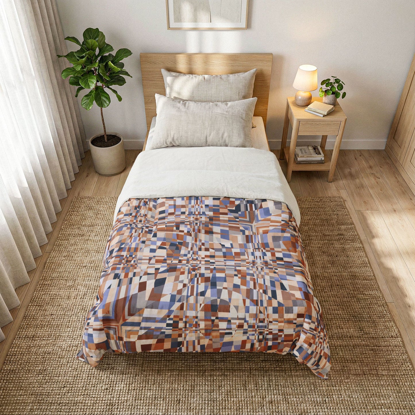 Cotton Comforter "QUAD" col. Mirage