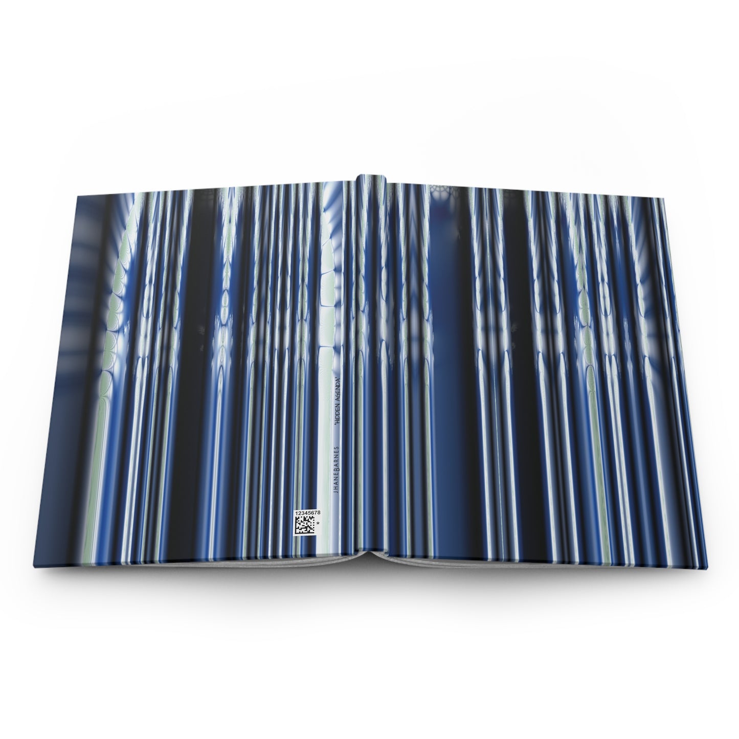 "HIDDEN AGENDA" Hardcover Journal Notebook