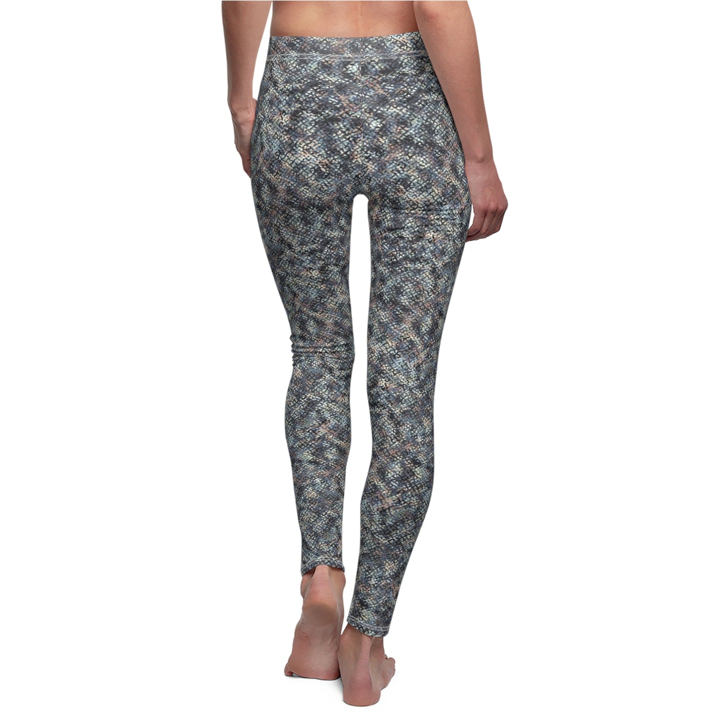 Women's Cut & Sew Casual Leggings "MEZZO" col. Pink Cloud