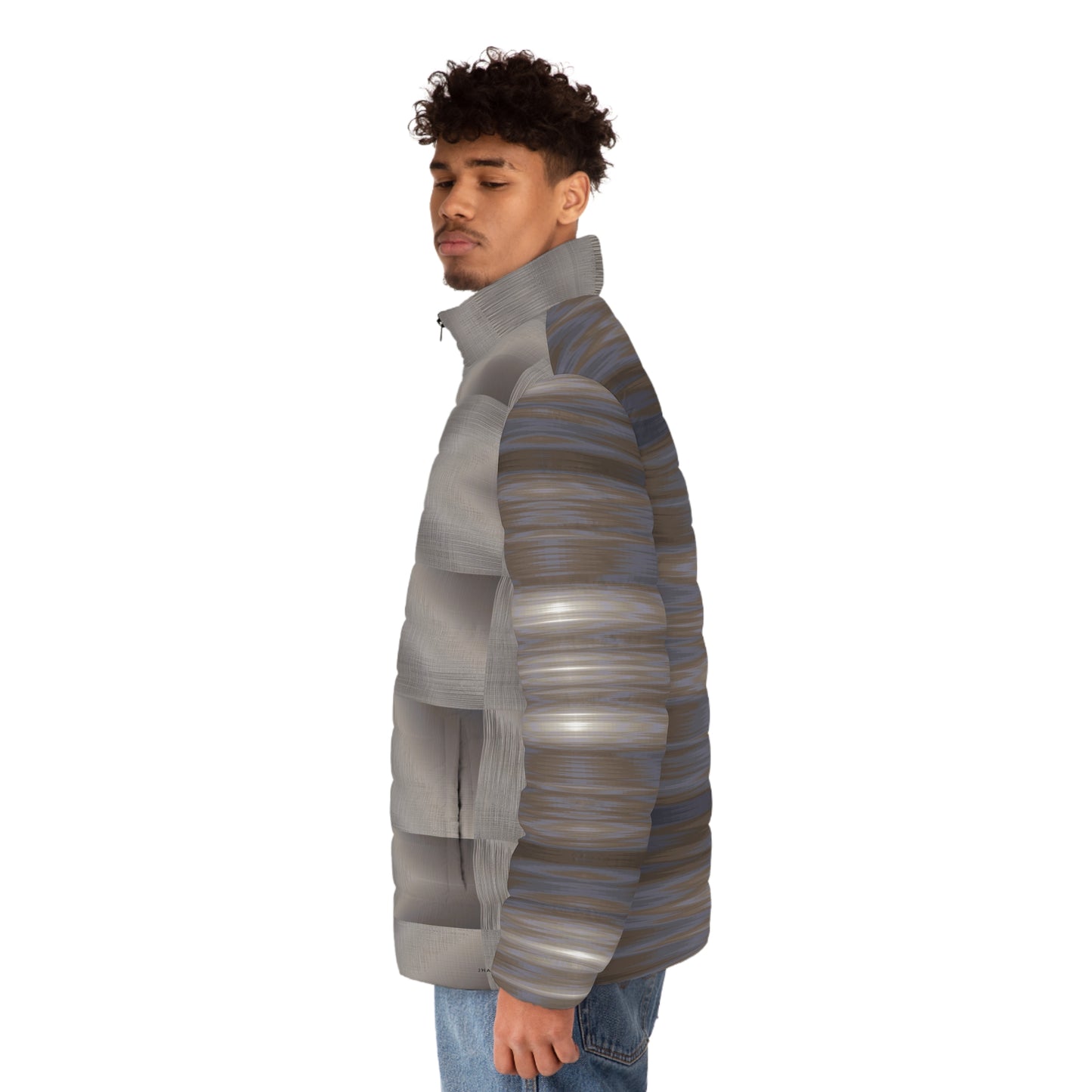 Men's Puffer Jacket "SPACE ORBIT" Jhane Barnes custom design