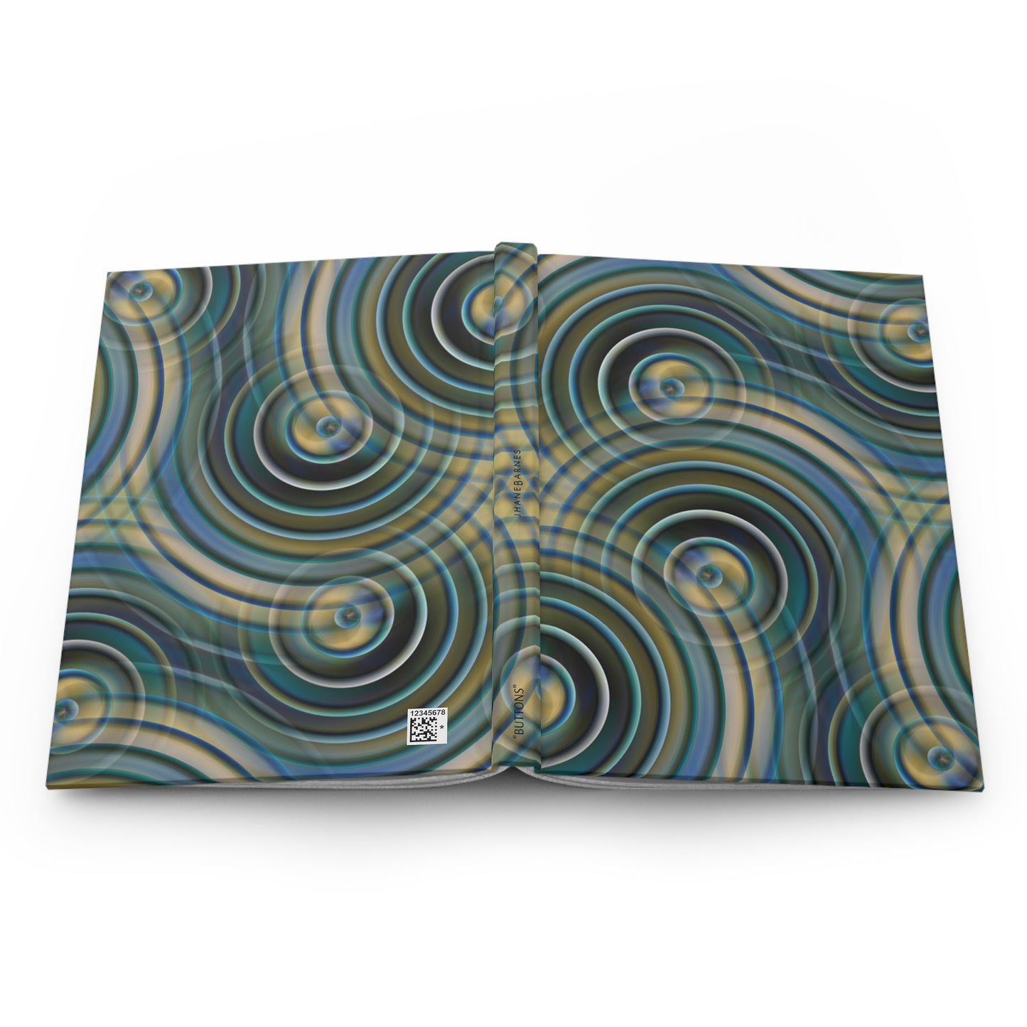 Hardcover Journal Notebook "BUTTONS"