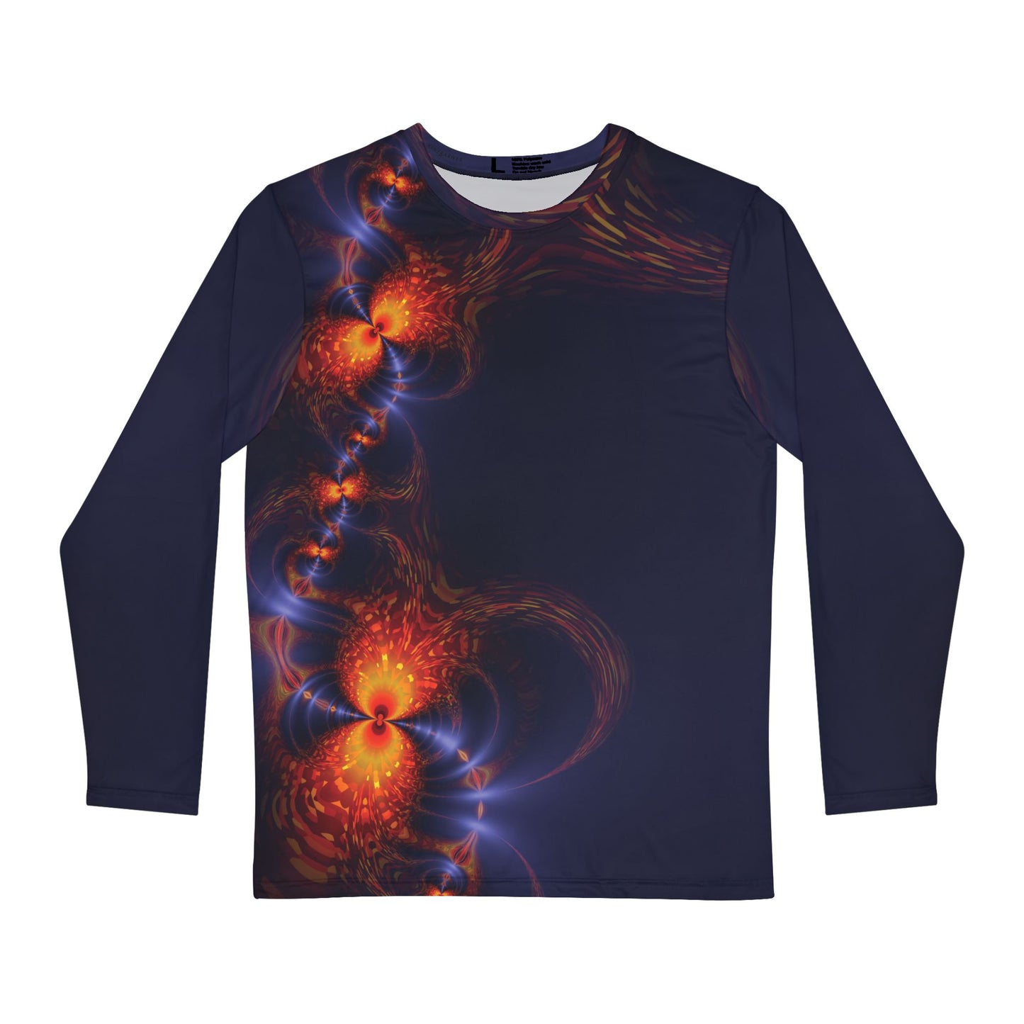 Men's Brushed poly Tee "DRAGON" Design (long sleeve)