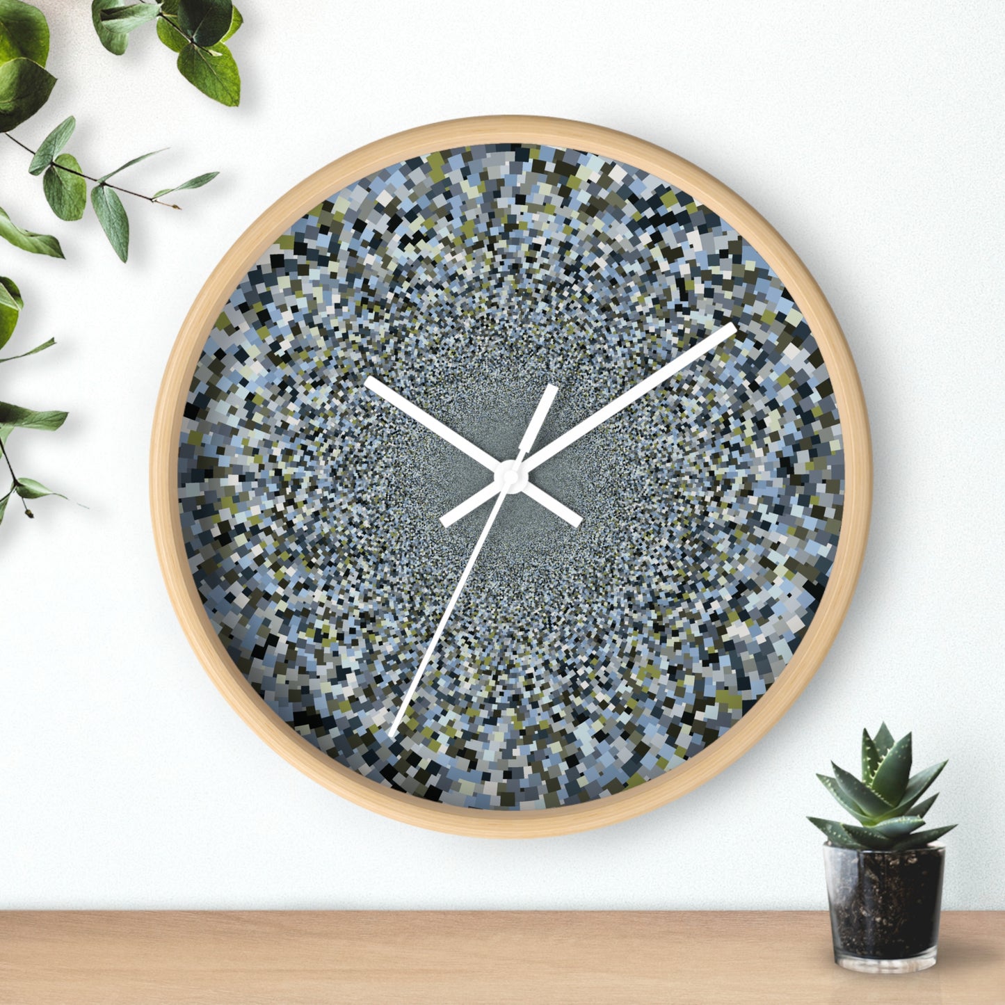 Wall Clock "SCHATT INVERSION" col. Slate Brigade