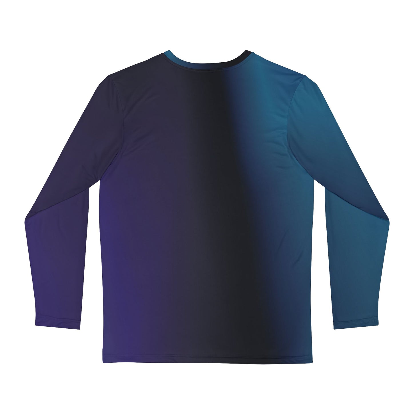 Men's Brushed poly Tee "TEAL APPEAL" Design (long sleeve)