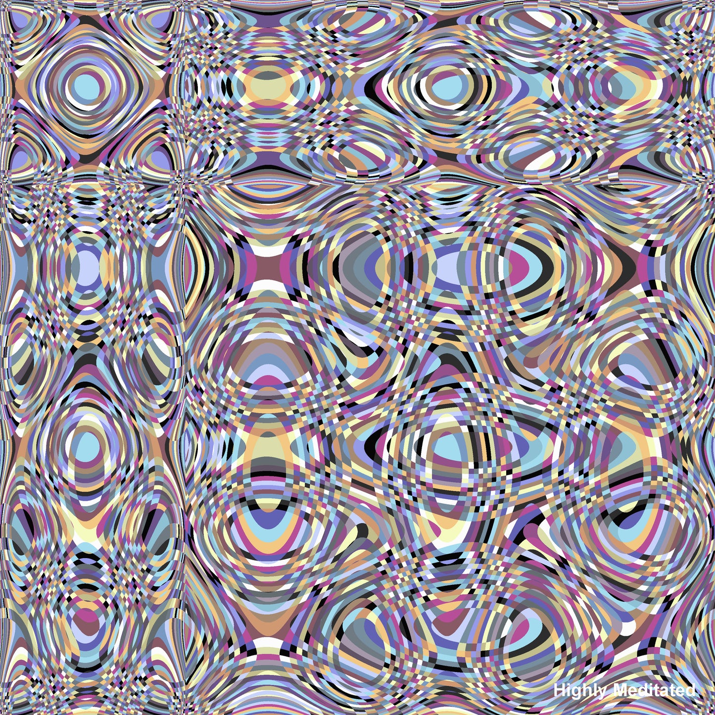 CONTOURS - JHANE BARNES custom design Digital artwork on Canvas *more colors avail