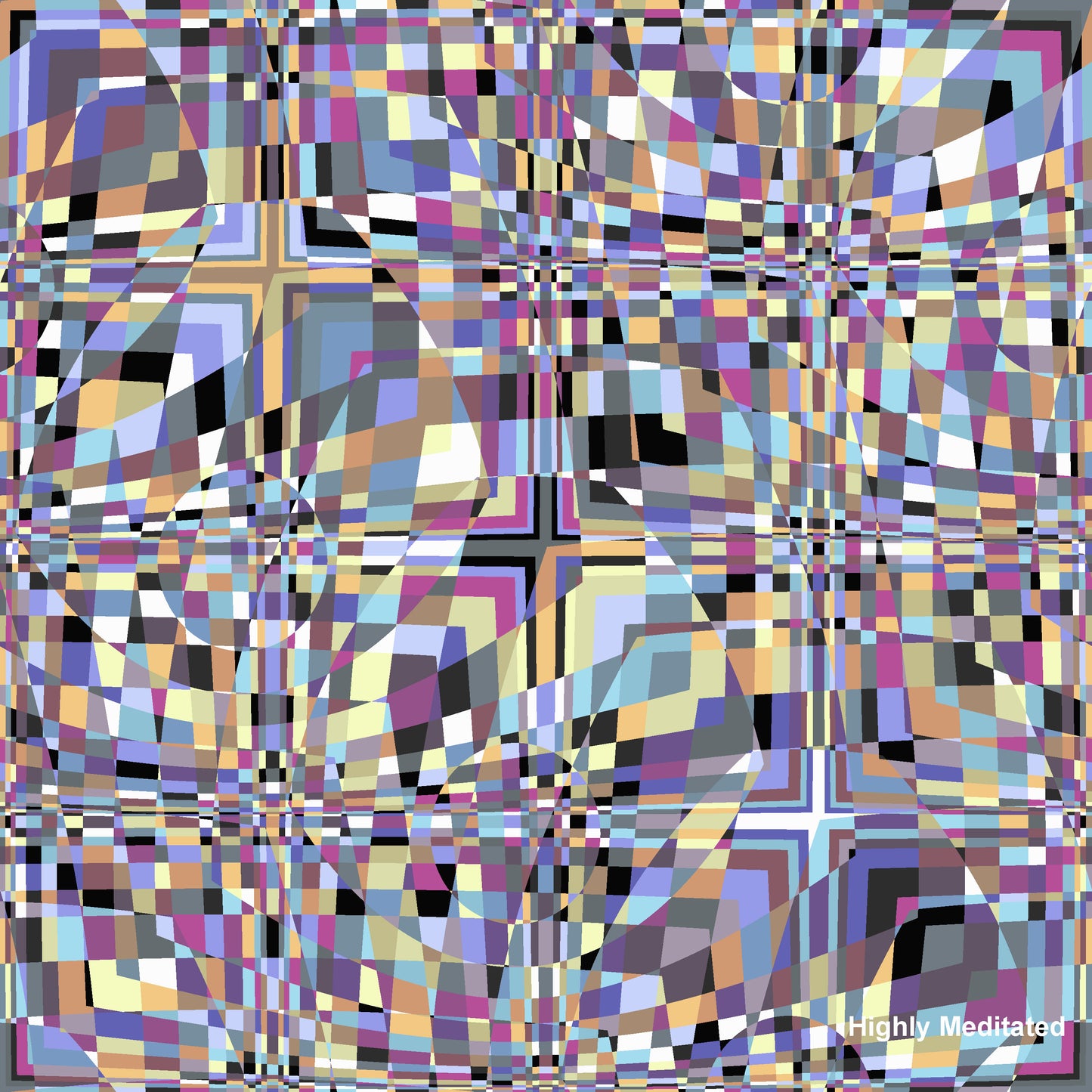 QUAD - JHANE BARNES custom design Digital artwork on Canvas *more colors avail