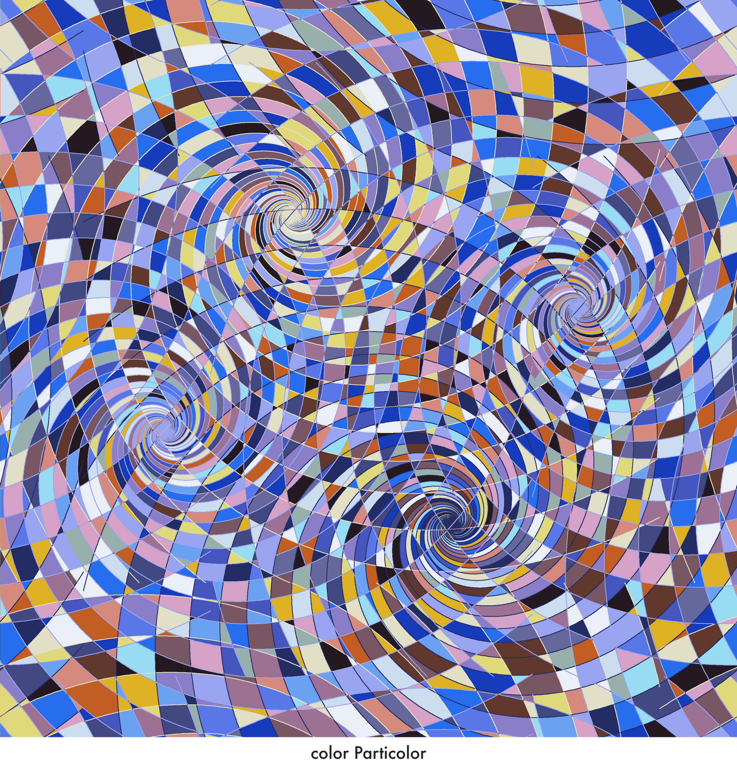 SPIRALS - JHANE BARNES custom design Digital artwork on Canvas *more colors avail