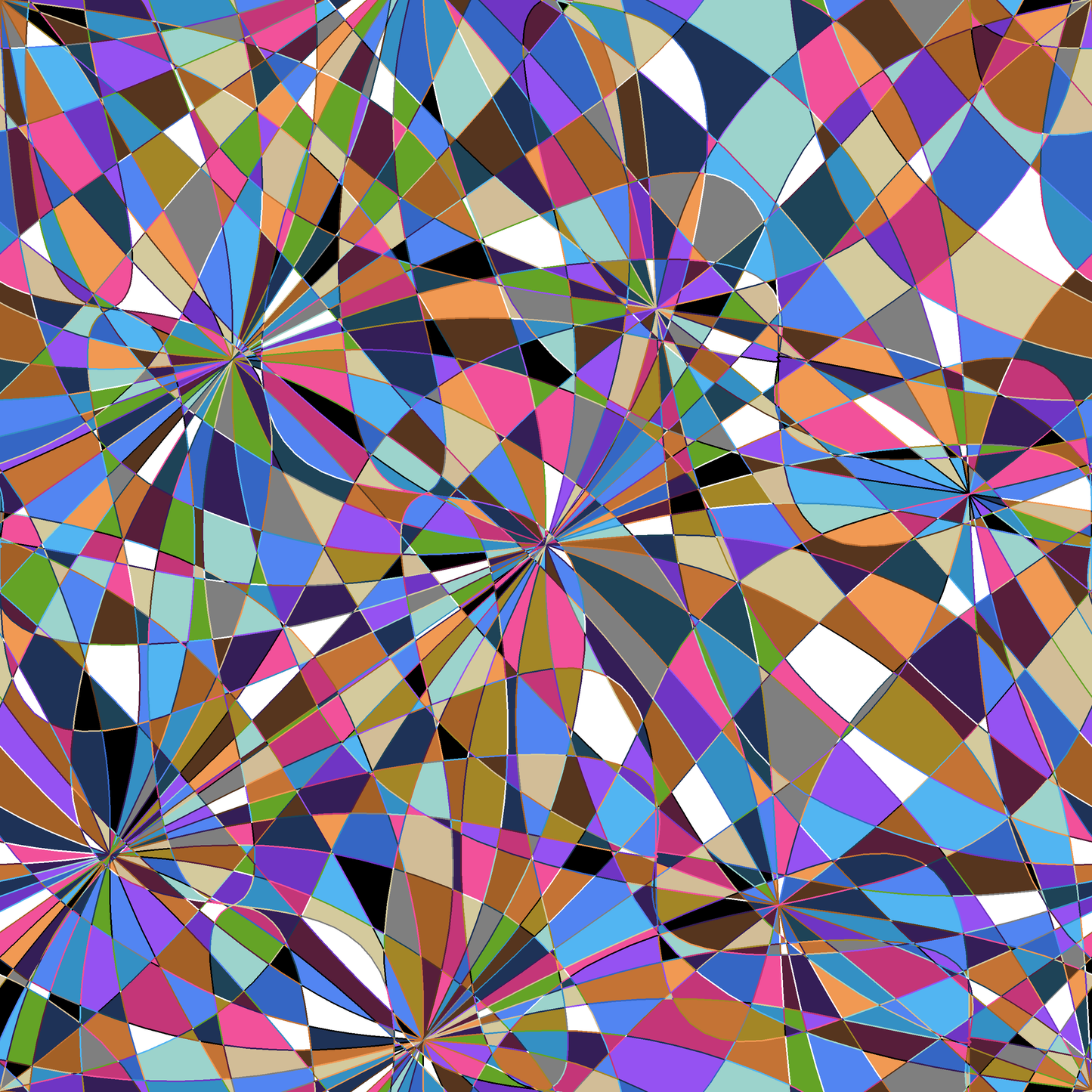 SPLINE - JHANE BARNES custom design Digital artwork on Canvas *more colors avail