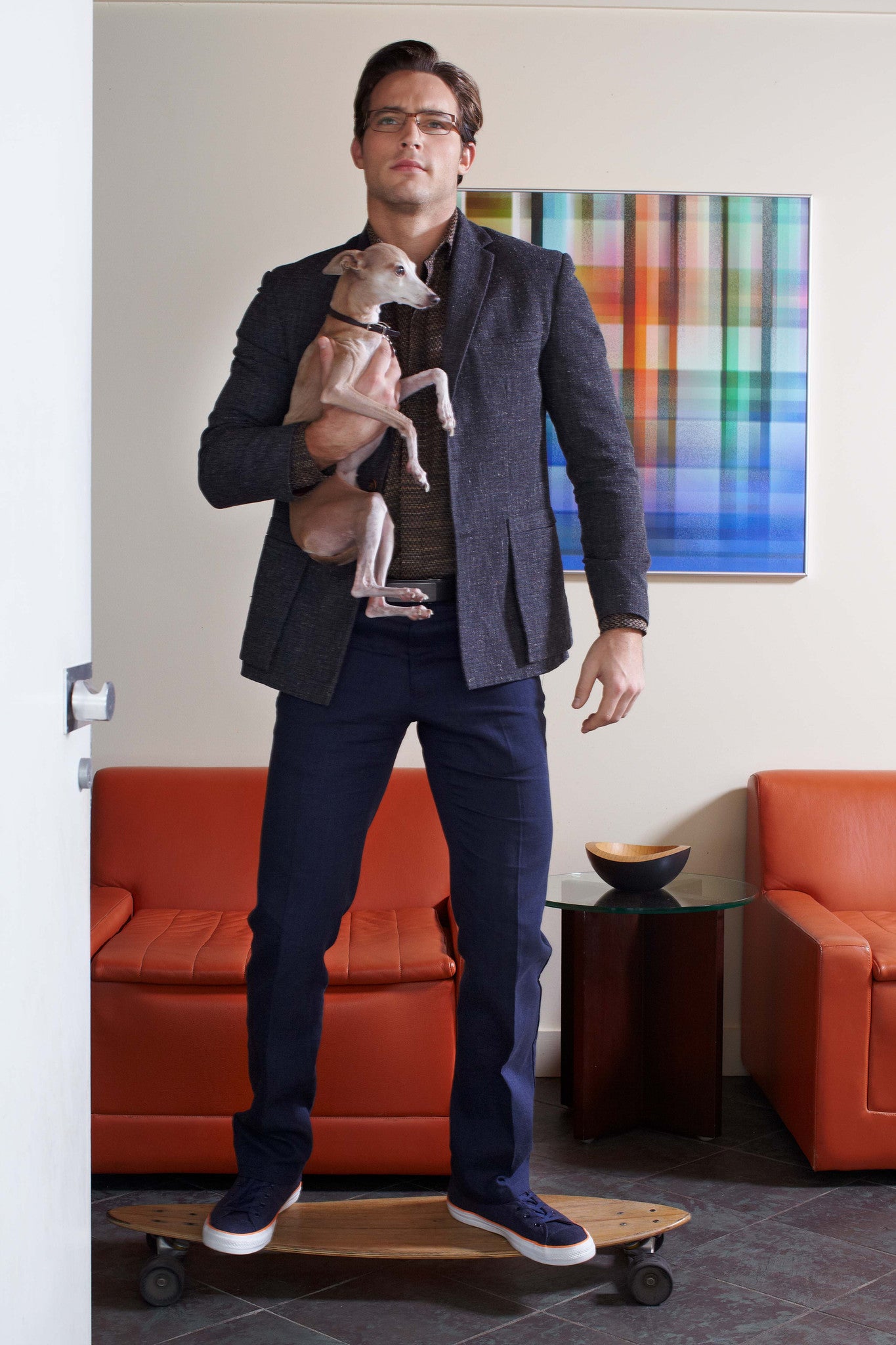 WARP & WEFT - JHANE BARNES custom design Digital artwork on Canvas