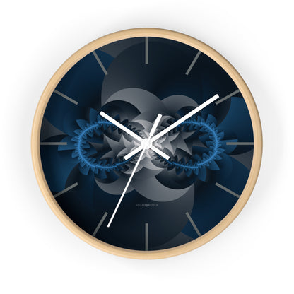 "INFINITY"  col. Midnight Blue, a Jhane Barnes custom designed Wall Clock