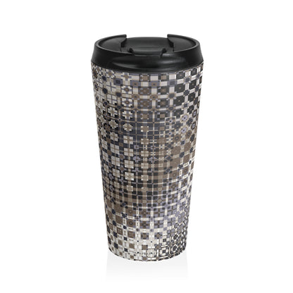 "BOX STUDY"  col. Neutral Nexus - Stainless Steel Travel Mug