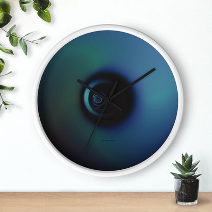 Wall Clock "LONELY SYSTEM" (no lines-nor numbers)