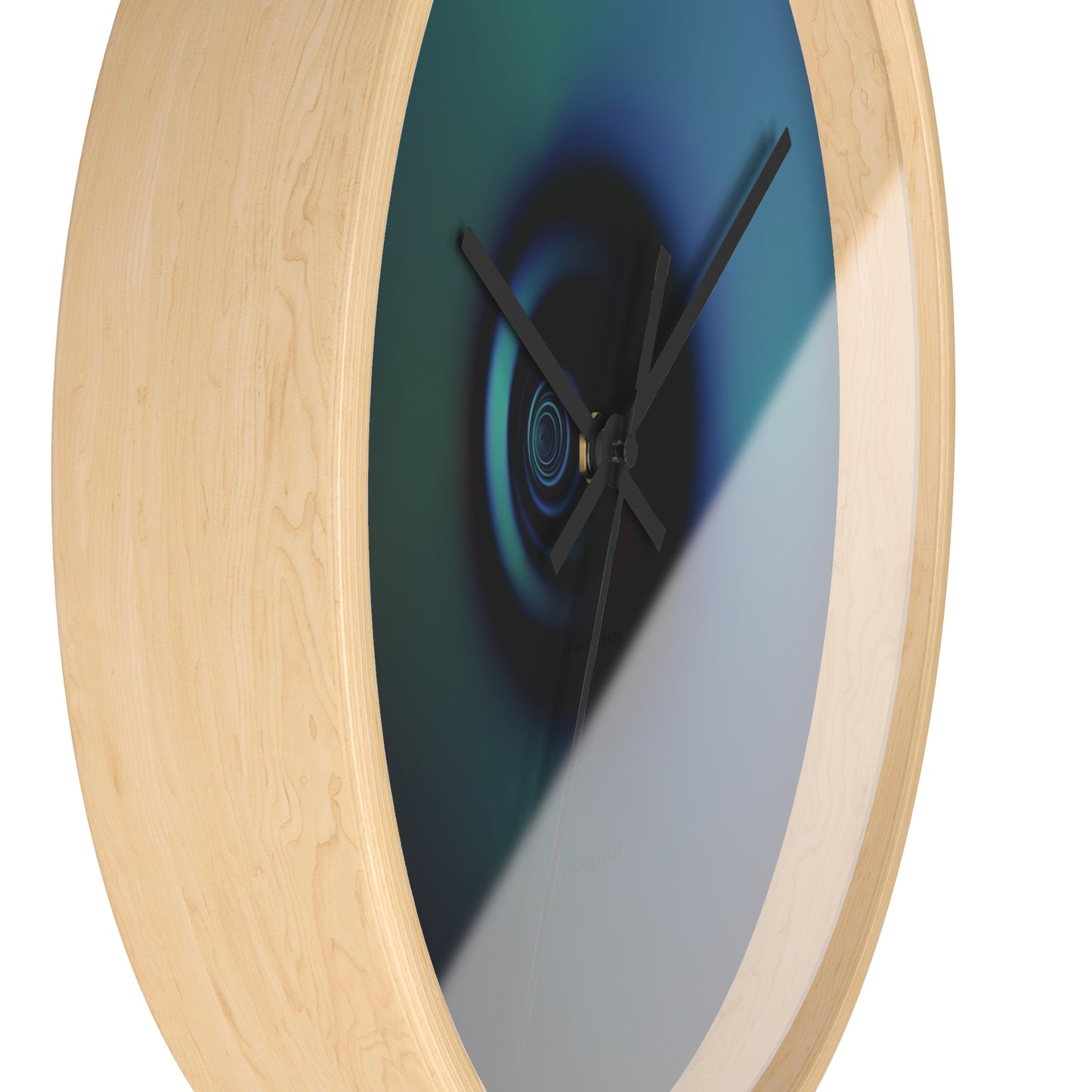 Wall Clock "LONELY SYSTEM" (no lines-nor numbers)