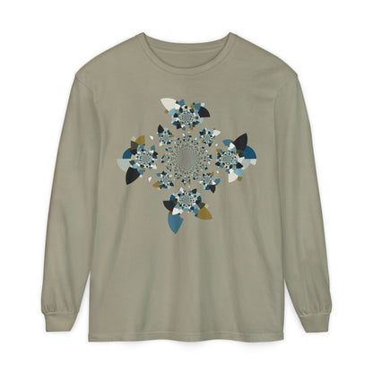 Unisex Long Sleeve T-Shirt "FLORAHEDRON" Perfect for Casual Comfort and Unique Style