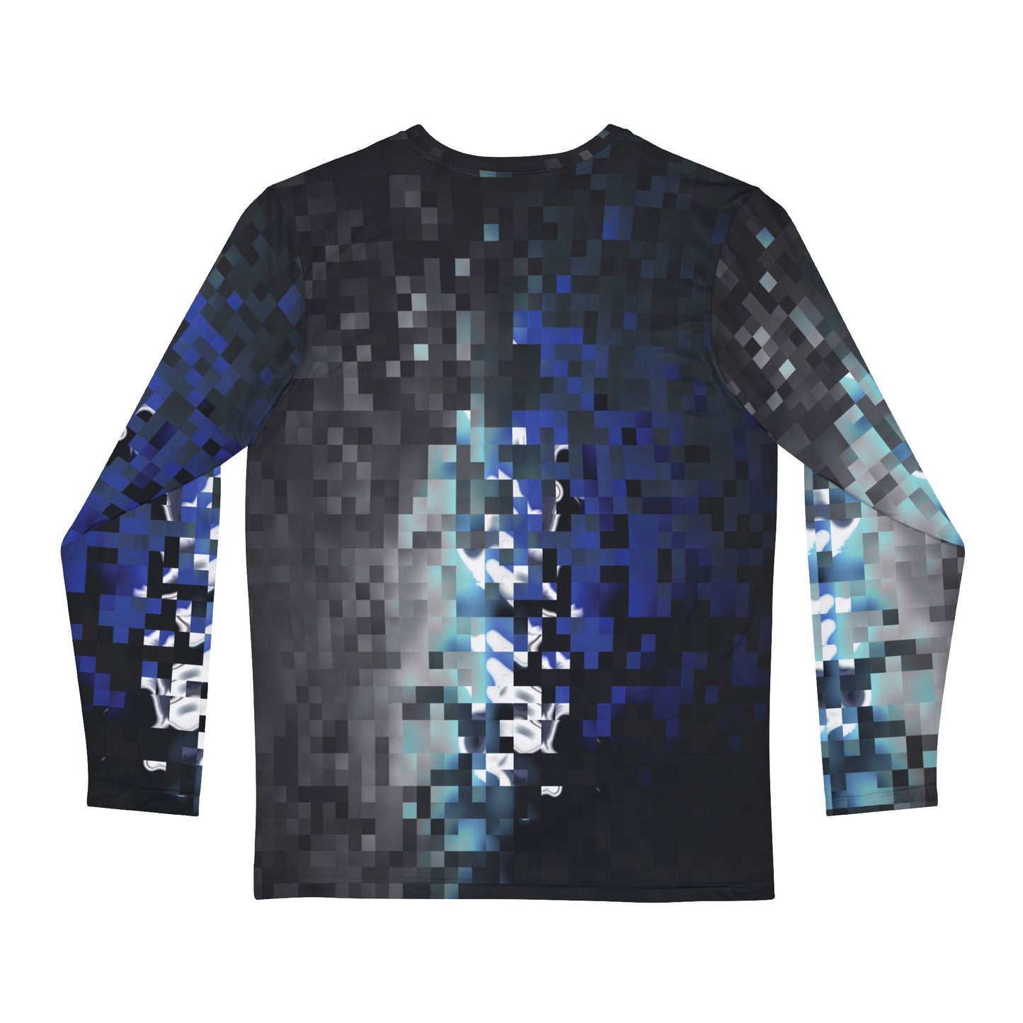 Men's Brushed poly Tee "DATA DRIFT" Design (long Sleeve)