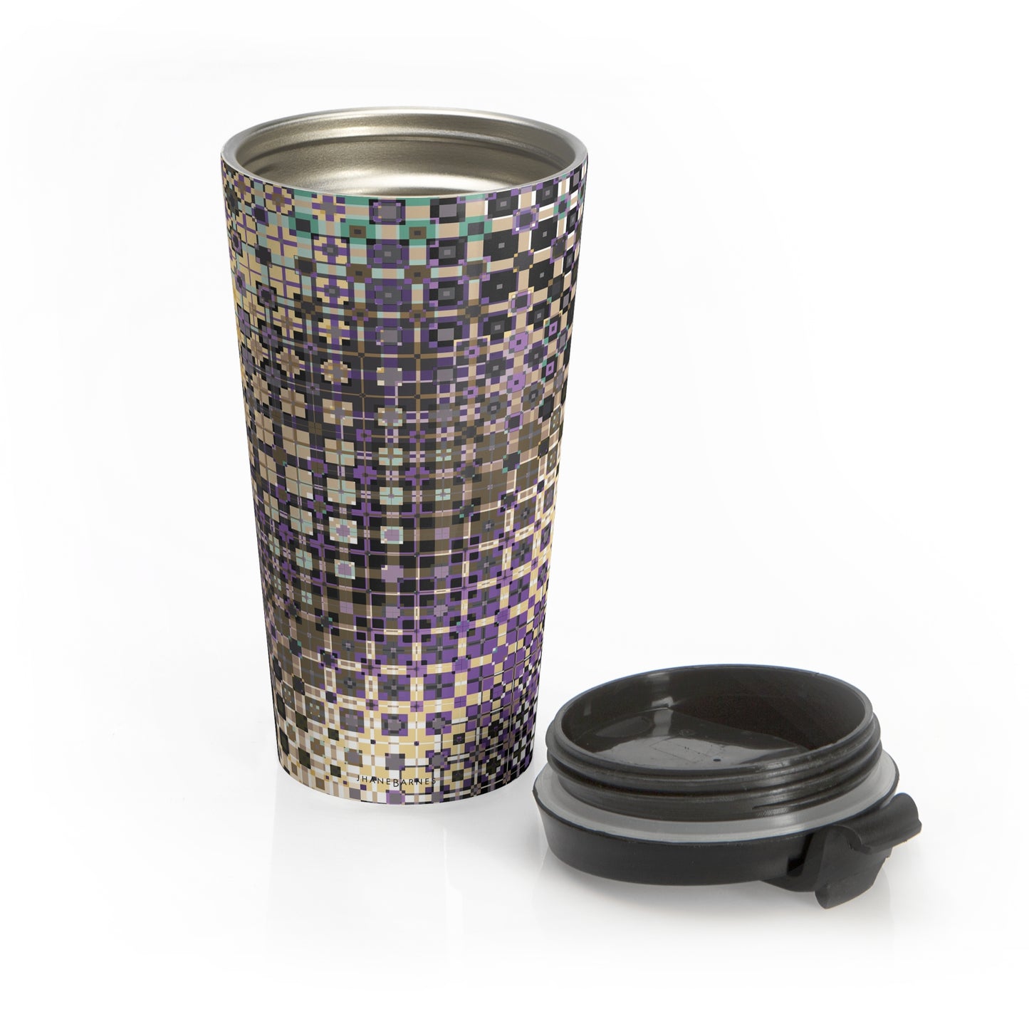 "BOX STUDY"  Col Purple Hazey - Stainless Steel Travel Mug