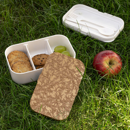 Bento Lunch Box "FEATHER" col Camel - Jhane Barnes custom design