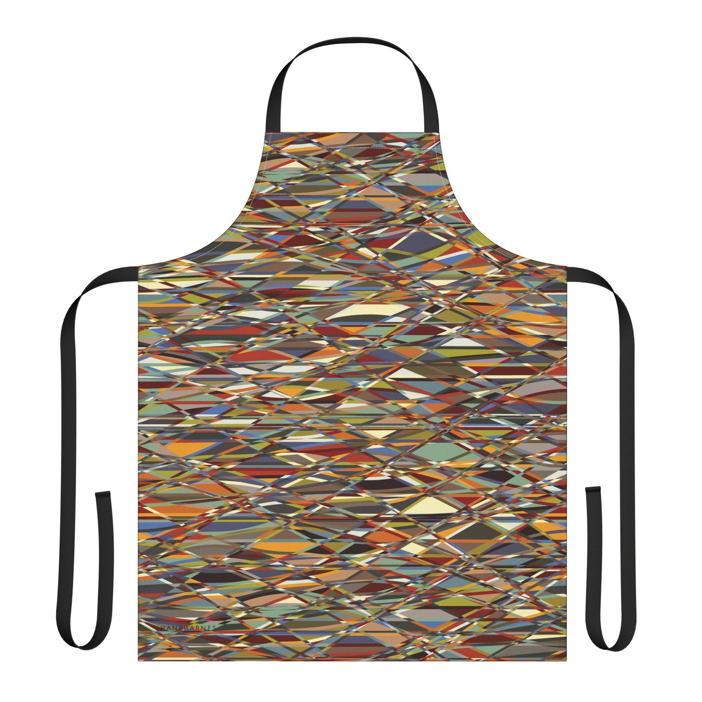 Apron, Jhane Barnes design "THAT'S A WRAP" col. Varicolor