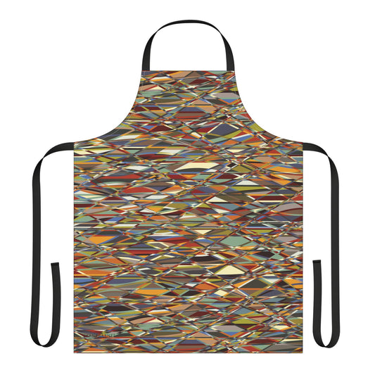 Apron, Jhane Barnes design "THAT'S A WRAP" col. Varicolor