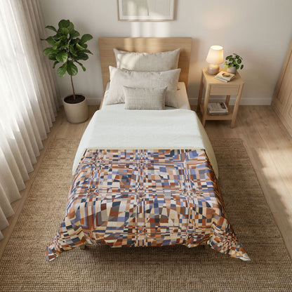 Cotton Duvet Cover "QUAD" col. Mirage