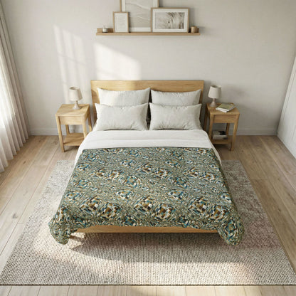 Cotton Comforter "SLICE" col. Mint Chocolate