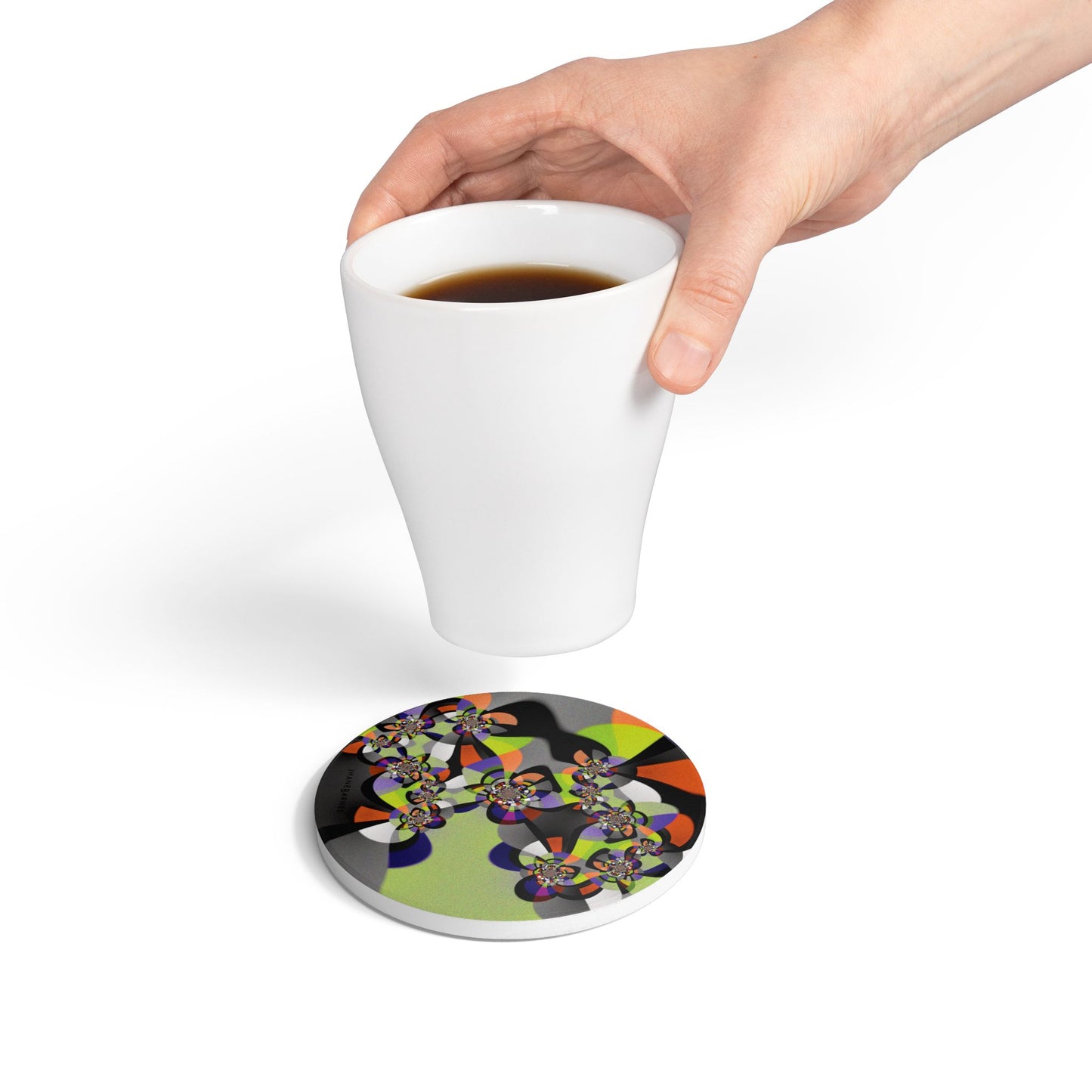 Ceramic Coaster "MONDRIAN SPACE"