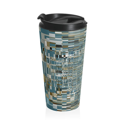 "SUSPENSION"  Col Mint Chocolate - Stainless Steel Travel Mug