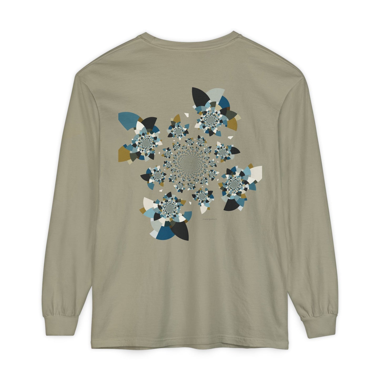 Unisex Long Sleeve T-Shirt "FLORAHEDRON" Perfect for Casual Comfort and Unique Style