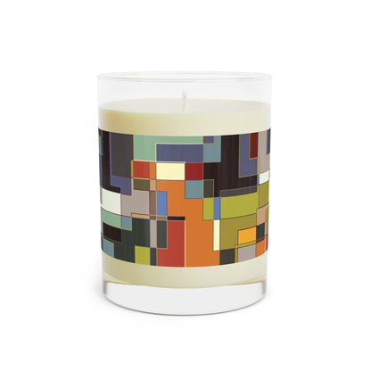 "POLYOMINOES"  col. Varicolor  Scented Candle - choose from three scents, 11oz