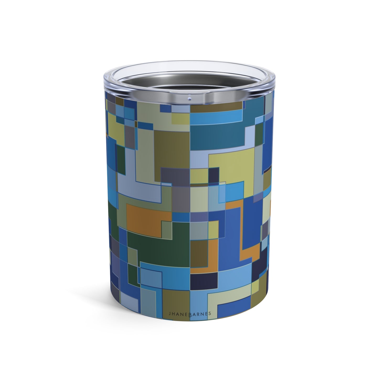 "POLYOMINOES" Tumbler 10oz., col Blue Jeans