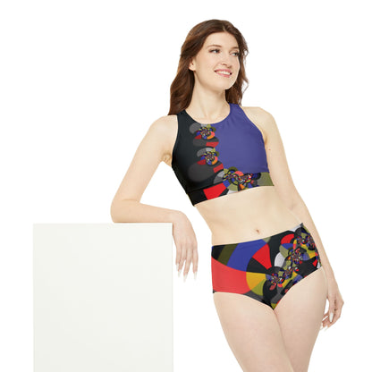 Sporty Bikini Set "MONDRIAN SPACE"