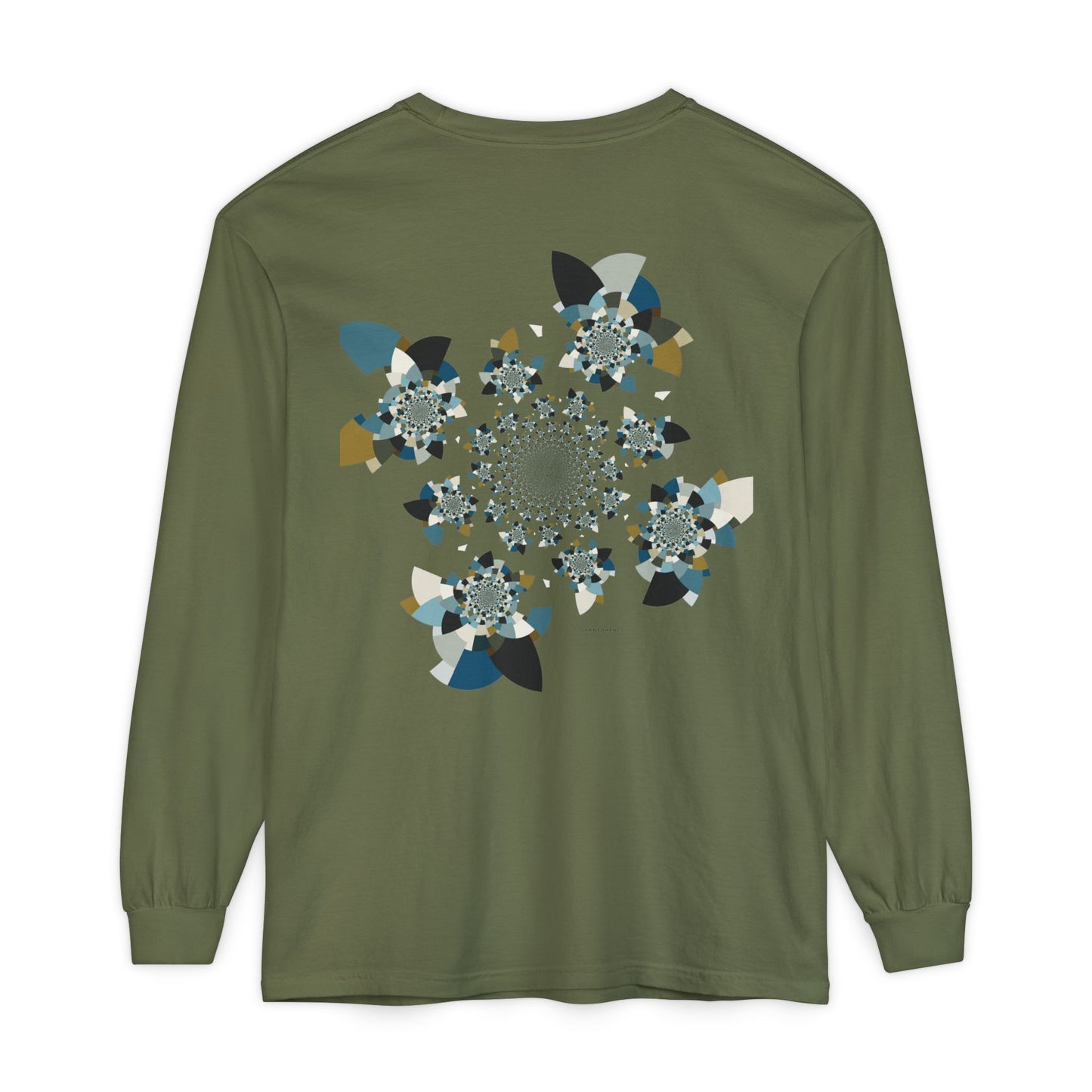 Unisex Long Sleeve T-Shirt "FLORAHEDRON" Perfect for Casual Comfort and Unique Style