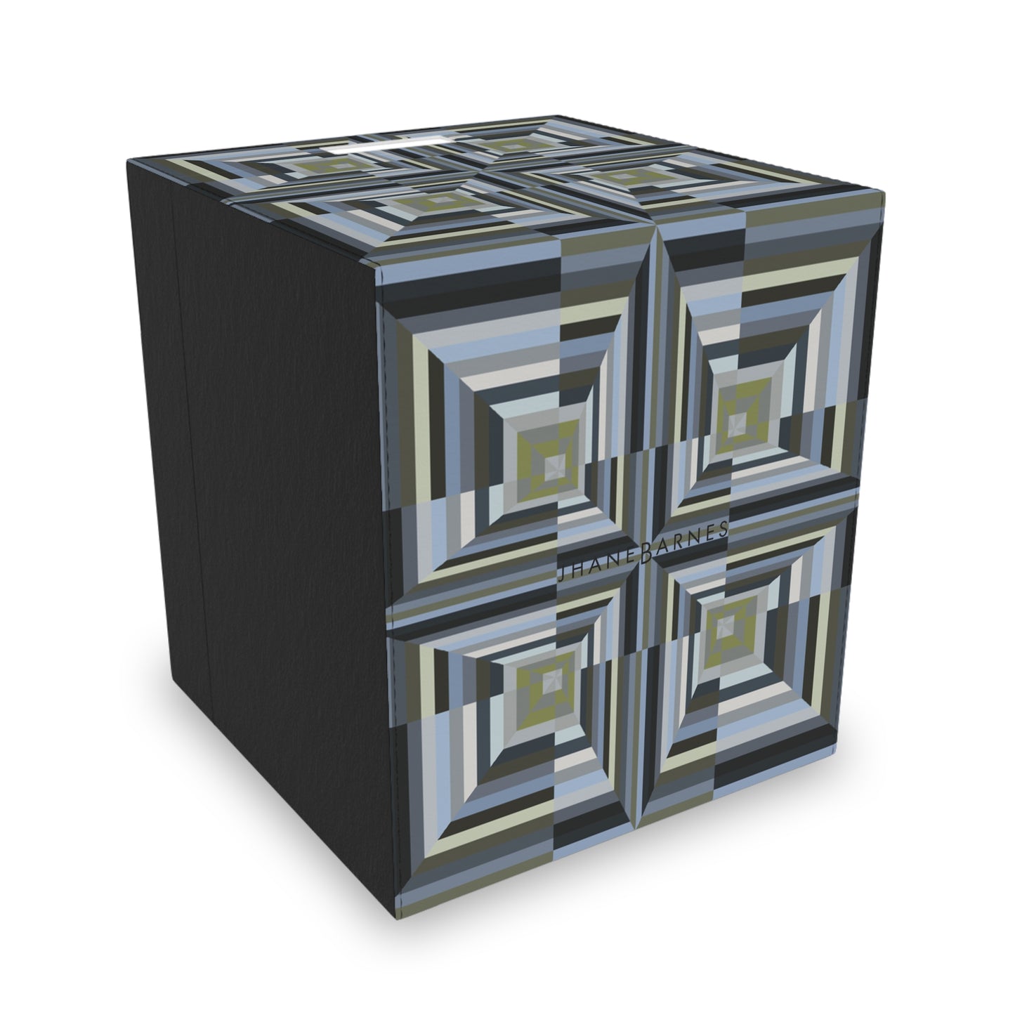 Felt Storage Box "ANGLES" col. Slate Brigade (1 box/no furniture)