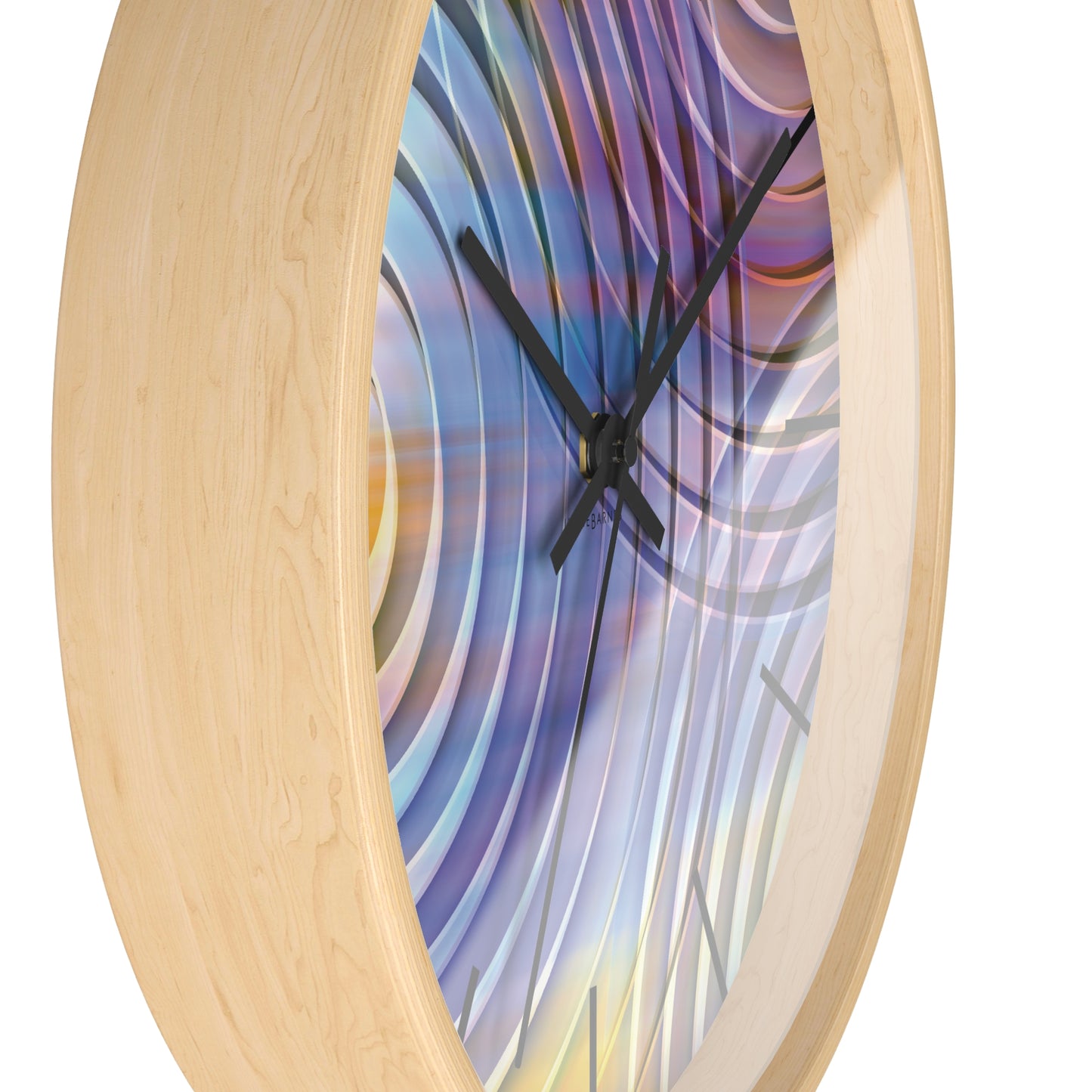 "ECHO" JB custom designed Wall Clock. *Click to select your base color + hands that best matches your space