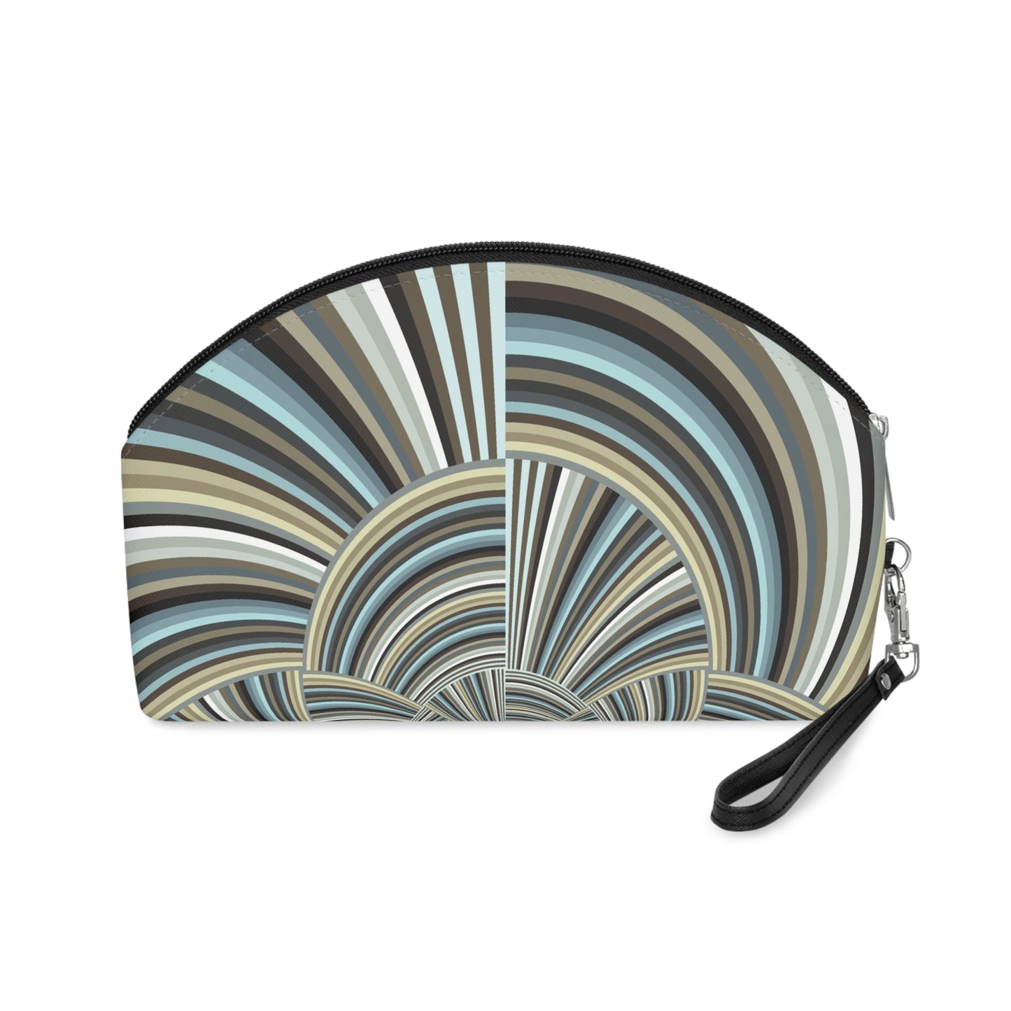 Stylish Makeup Bag with Jhane Barnes custom design "STRIPE INVERSION"