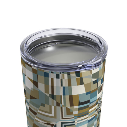 Tumbler 10oz., "QUAD"  col Mint Chocolate