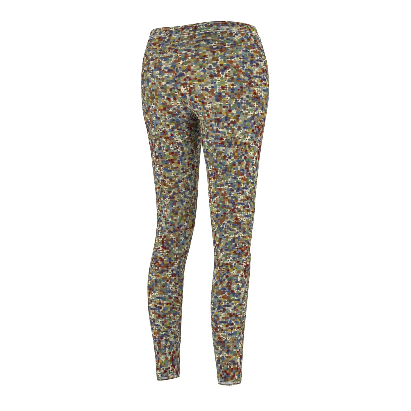 Women's Cut & Sew Casual Leggings "PRISMATIX" col. Varicolor