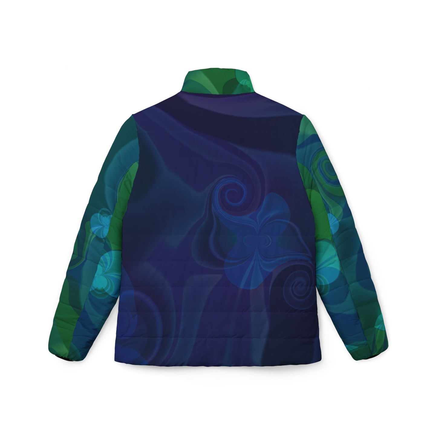 Women’s Puffer Jacket "GALACTIC WINDS"  Jhane Barnes custom design