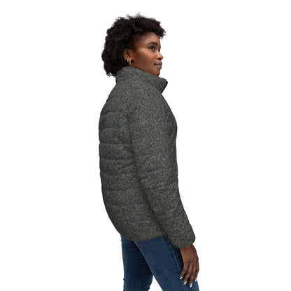 Women’s Puffer Jacket "TEXTURE" col-24  Jhane Barnes custom design