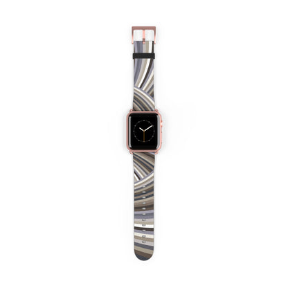 Vibrant Watch Band "STRIPE INVERSION" col. Neutral Nexus Sport Strap for Fitness Lovers