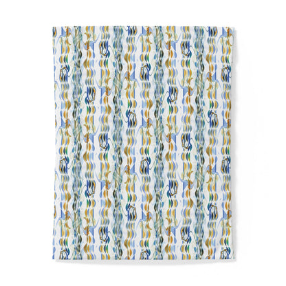 Cotton Duvet Cover "SMOKEY STRIPE"