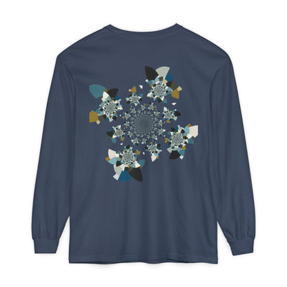 Unisex Long Sleeve T-Shirt "FLORAHEDRON" Perfect for Casual Comfort and Unique Style