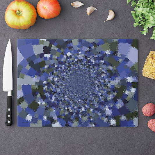 "SCHATT"  Cutting Board - Serving Board  col. Cobalt Blue