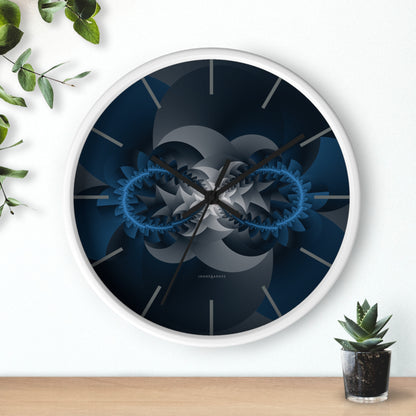 "INFINITY"  col. Midnight Blue, a Jhane Barnes custom designed Wall Clock