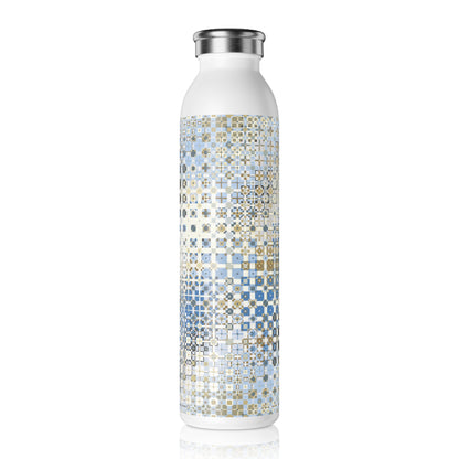 "FREQUENCY"  col. Celestial Slim Water Bottle custom Jhane Barnes design