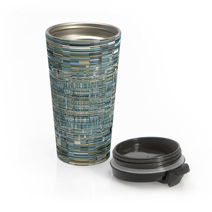 "SUSPENSION"  Col Mint Chocolate - Stainless Steel Travel Mug