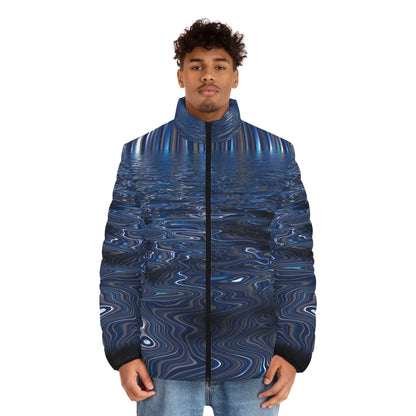 Men's Puffer Jacket "LEVEE" Jhane Barnes custom design