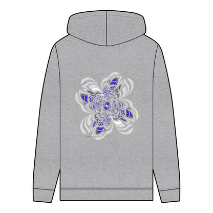 Men's Organic Hoodie with "SCRIBBLE" Pattern