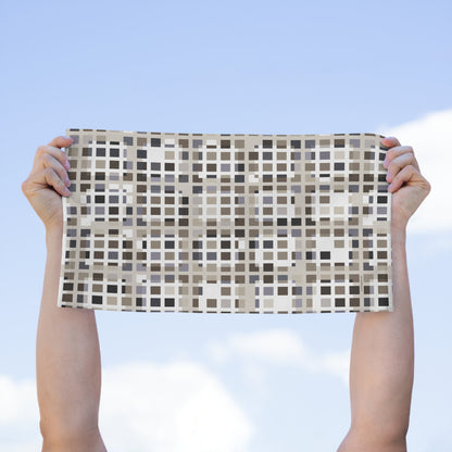 Rally Towel, 11x18 "SQUARZE" col Neutral