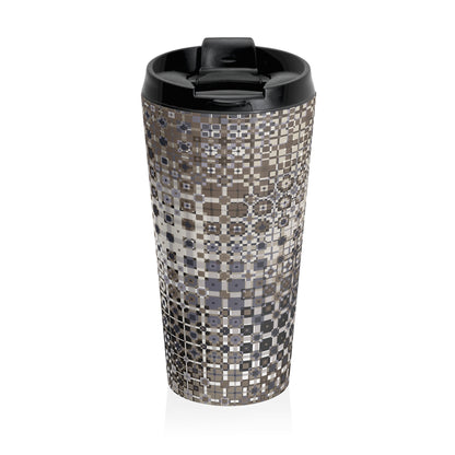 "BOX STUDY"  col. Neutral Nexus - Stainless Steel Travel Mug